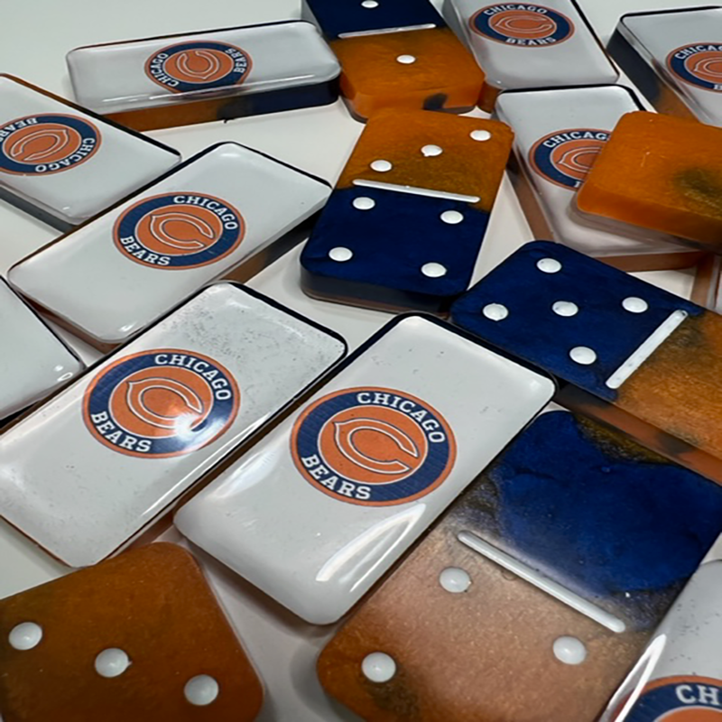 Chicago Bears Domino Set