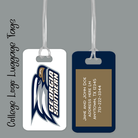 College, University Luggage Bag Tags