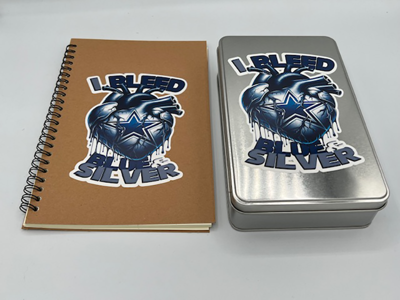 Dallas Cowboys Dominoes - I Bleed Blue and Silver