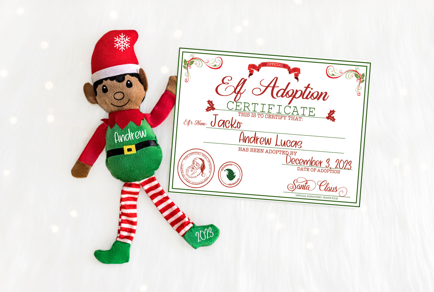 Personalized Christmas Elves
