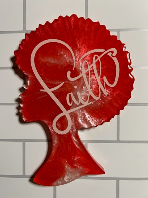 Afro Girl/Man Coasters