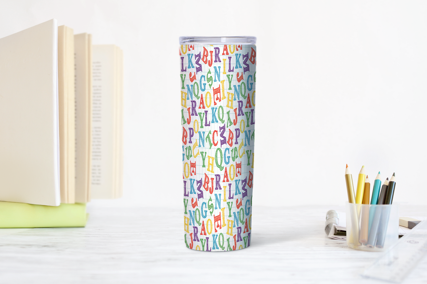 Double Walled 20oz Skinny Tumbler - Education Series