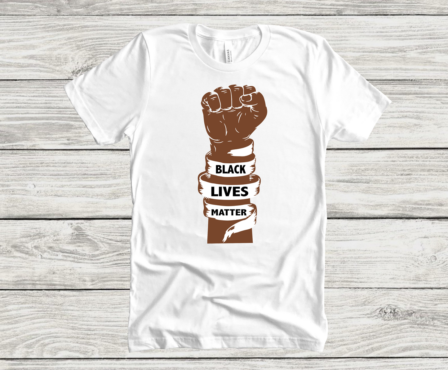 Black Lives Matter Raised Fist