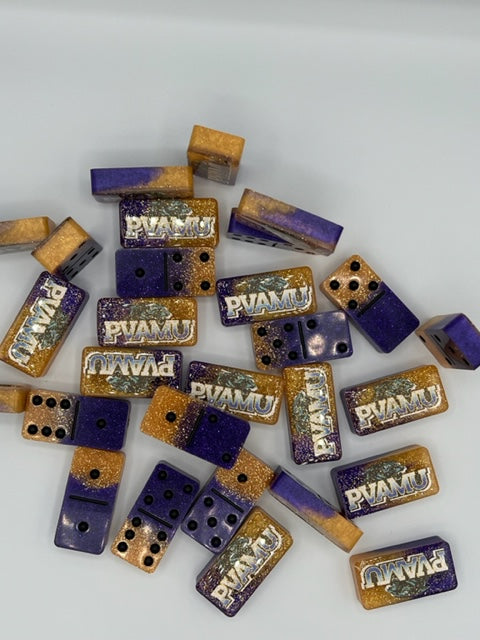 Prairie View A & M Domino Set