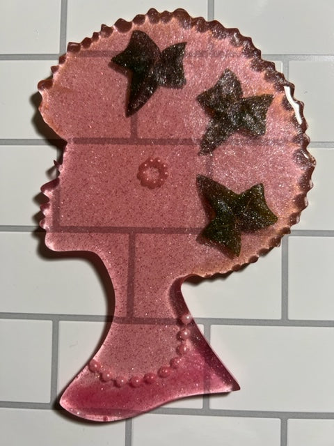 Afro Girl/Man Coasters