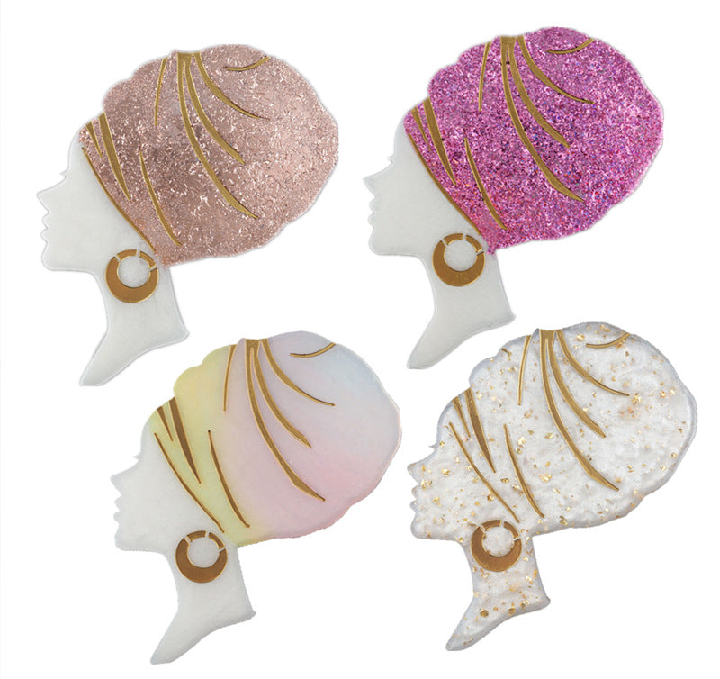Afro Girl/Man Coasters