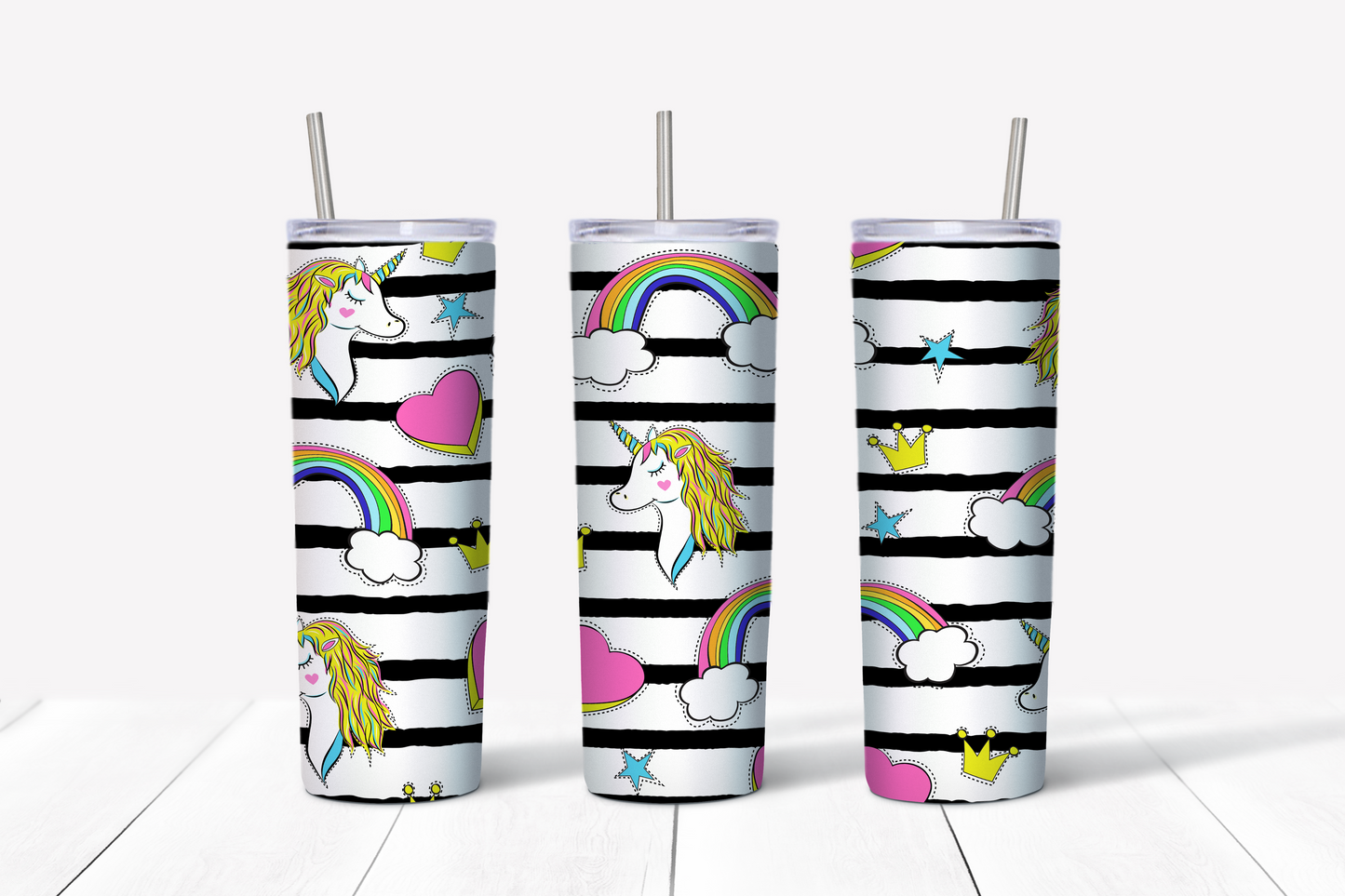 Unicorns and Rainbows Tumbler