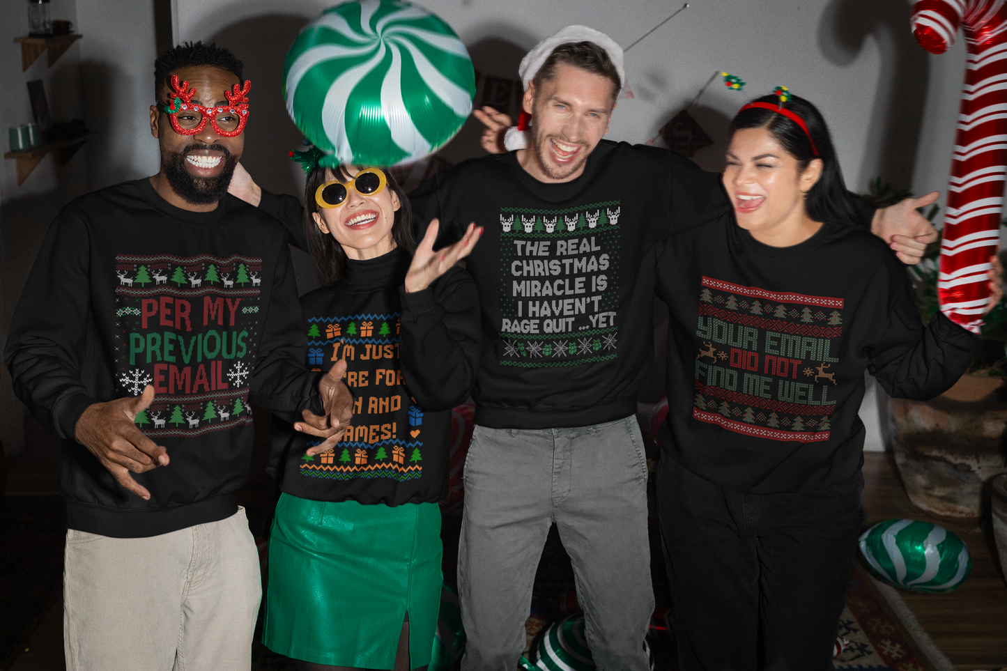 Ugly Christmas Workplace Sweater